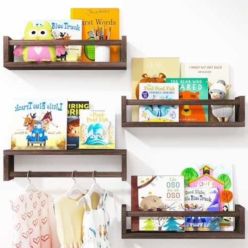 Fixwal Floating Nursery Book Shelves by Fixwal