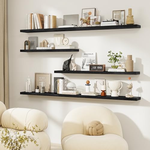 Dreamland Black Floating Shelves, Wall Mounted Shelves - Image 5