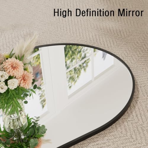 90''x46'' Oversized Full Length Mirrors, Arched Floor Mirror - Image 5