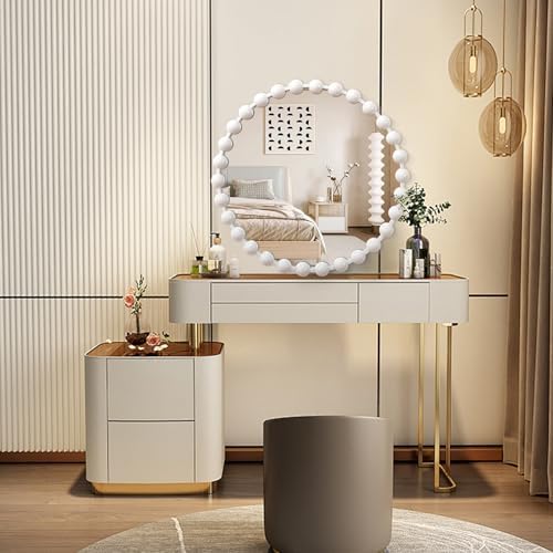 AAZZKANG White Circle Mirrors for Wall - Image 5