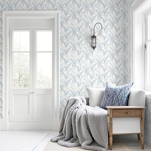 Heroad Boho Wallpaper Peel and Stick Blue Wallpaper Modern Removable Contact - Image 3