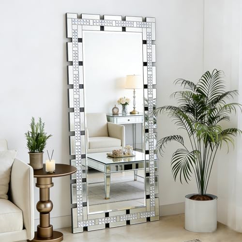 Chende Rectangular Elegant Living Room Mirror - Image 4