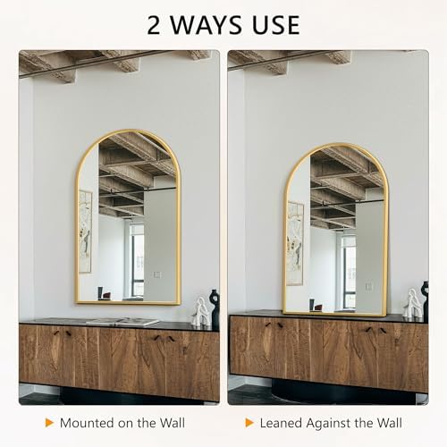 Arched Bathroom Mirror for Wall - Image 6