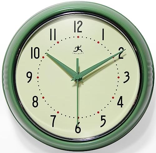 Infinity Instruments LTD. Retro 12 inch Silent Sweep Non-Ticking by InfinityInstruments
