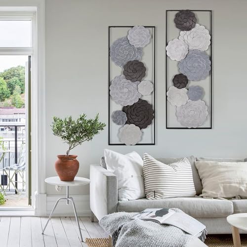 Oakrain 2 PCS Metal Wall Art - Image 7