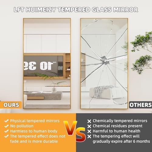 LFT HUIMEI2Y 76"x34" Full Length Mirror - Image 4