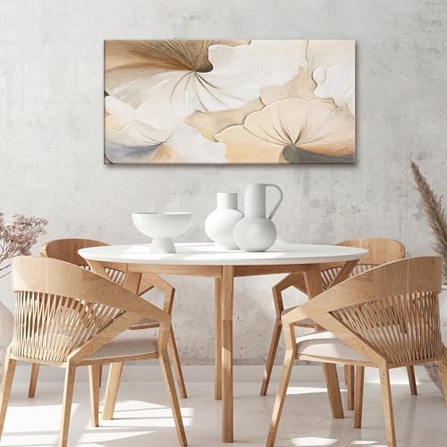 Suconvng Canvas Art Wall Decor Modern Minimalist Wall Decor Abstract Flower - Image 5