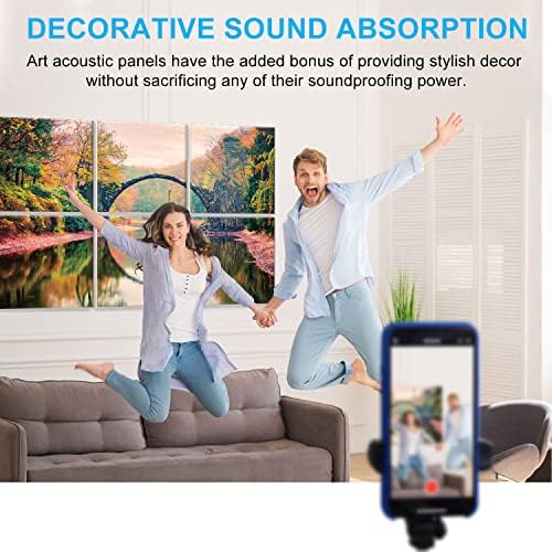 JBER Art Acoustic Panels 72" x 48", Sound Absorbing Wall Art, Kromlau Park - Image 6