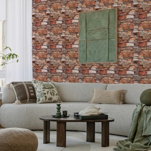 Peel and Stick 3D Foam Stone Wall Panels, Self Adhesive Wallpaper - Image 6