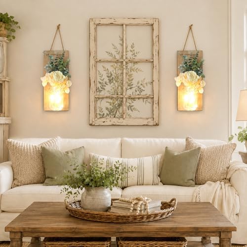 Rustic Wall Hangings Set of 2, XL Jacobean - Image 6