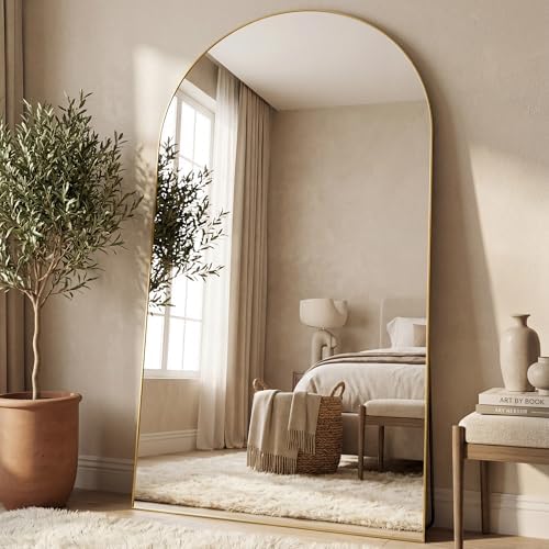 Antok 86" x46” Arched Full Length Mirror, Floor Mirror by AntokMirror