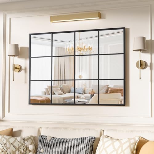 Suidia Wall Mirror, Metal Framed Wall Decor Wall-Mounted Mirrors - Image 2