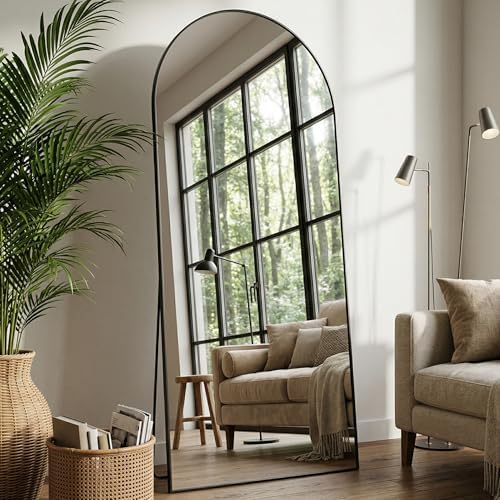 69"x28" Arched Full Length Mirror, Full Body Mirror by Furnbar
