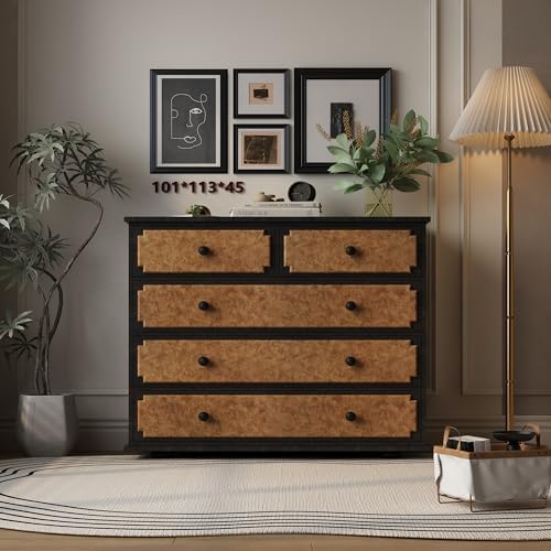 BAYYA Mid Century Modern Wallpaper Copper Peel Stick Wallpaper 31.5"x591" - Image 6