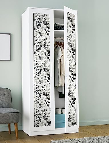 NuWallpaper Black Breezy Peel and Stick Wallpaper, Removable Wallpaper - Image 4
