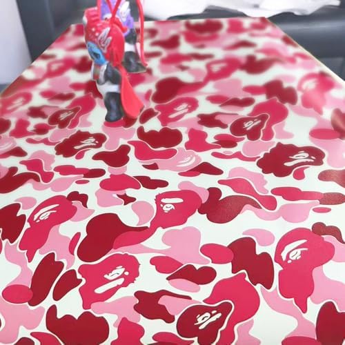 Self-Adhesive Vinyl Pink Camouflage Contact Paper Peel and Stick Camouflage - Image 4
