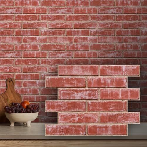 3D Faux Brick Wall Panels Peel and Stick, Designed by SMOOSTIKCDECOR