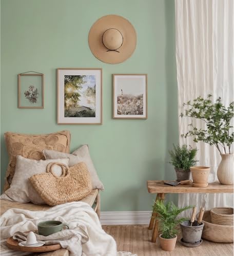 Yasinet Light Green Peel and Stick Wallpaper Green Contact Paper Sage Green - Image 3