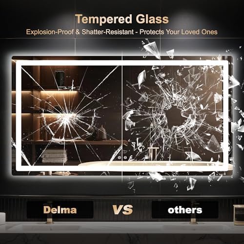 Delma 30x55 LED Bathroom Vanity Mirror - Image 5