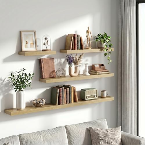 Vivelove 48 Inch Floating Shelves Wall Mounted - Image 7