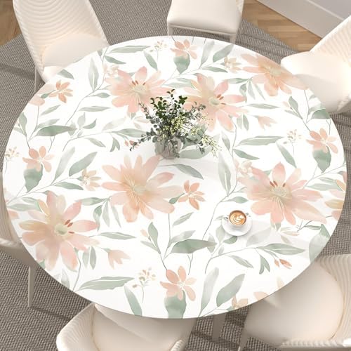 Laatse Light Color Floral Pink Flower Peel and Stick Wallpaper 17.5''x118'' - Image 4
