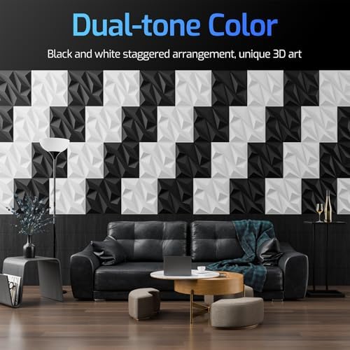 3D Wall Panels Black 48 Pack - Image 5