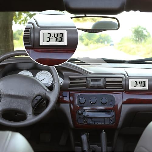 Frienda 3 Pieces Mini Small Digital Clock Stick On - Image 6