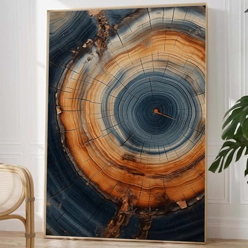 Tree Ring Wall Art Framed, Modern Nature Decor - Image 2