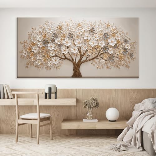 Elegant Tree Of Life Large Canvas Art Wall Decor - Image 4