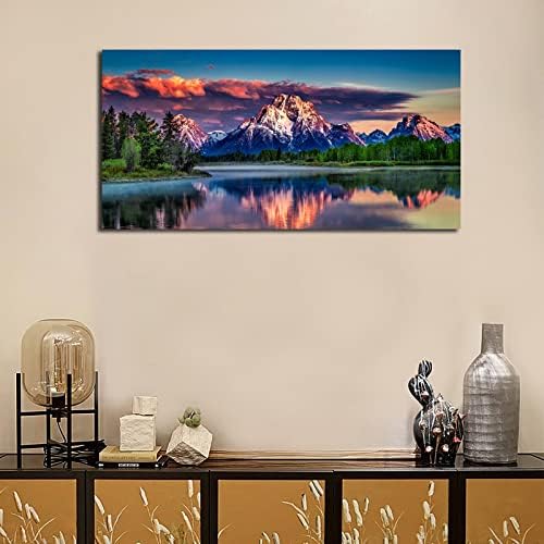 Sunset Landscape Canvas Wall Art - Image 6