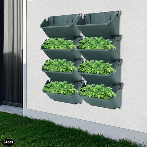 Vertical Garden Planter, Wall Mounted Planter, Wall Hanging Flower Pot Wall - Image 4