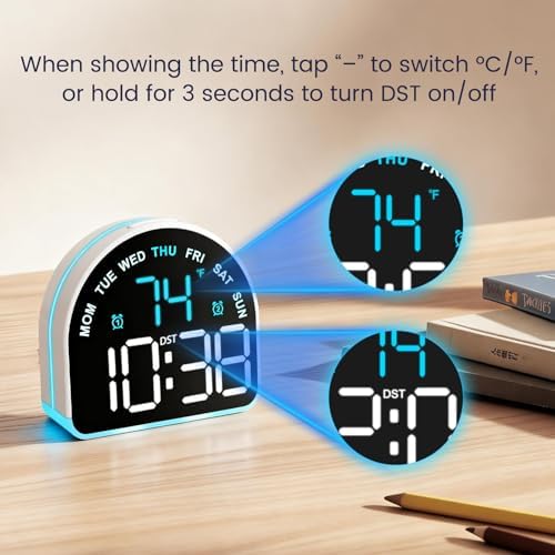 Heavy Sleeper Alarm Clock: Super Loud Alarm & Gentle Wake-Up Light - Image 6