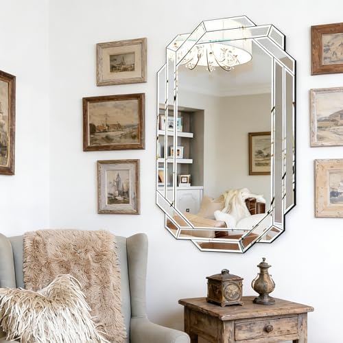 Chende 32" x 47" Large Bathroom Mirror - Image 6
