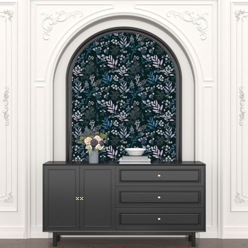 Laatse Vintage Floral Peel and Stick Wallpaper 17.5'' x 393'' - Image 3