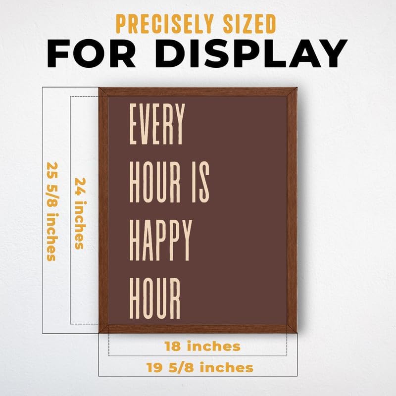 InkFlow Posters Every Hour Happy Hour Canvas Poster - Image 3