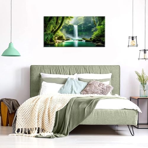 Lasdel Calm Waterfall Landscape Wall Art - Image 4