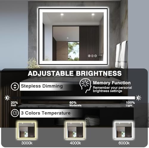 EchosLife 40x32 LED Bathroom Mirrors - Image 5