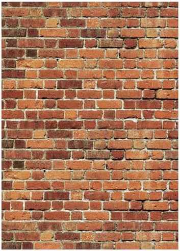 AIIKES 5X7FT Red Brick Wall Backdrop Brick Photography Backdrop Baby Birthday by AIIKESbackdrop