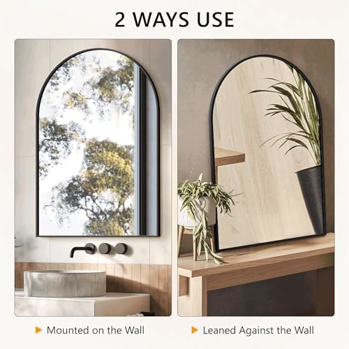 Arched Bathroom Mirror for Wall - Image 6