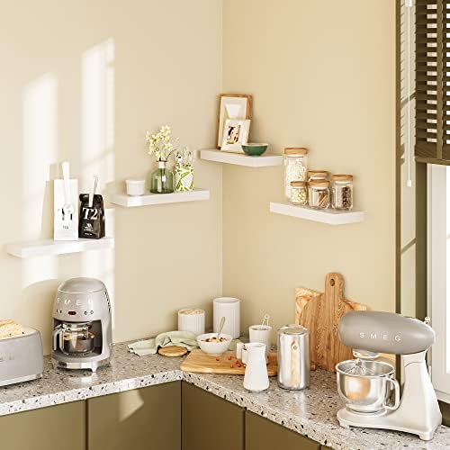 BAMEOS Floating Shelves, Hanging Wall Shelves Decoration - Image 2