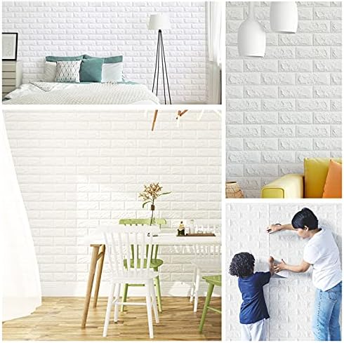 3D Wall Panels Peel and Stick, 29 Sq Ft Coverage, Faux Brick - Image 5