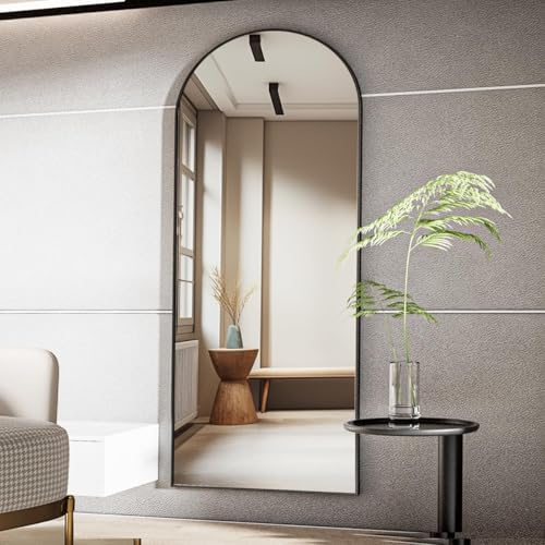 Koonmi 71x26 Arched Full Length Mirror, Floor Mirror - Image 3