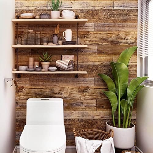 Yun-aeon Natural Wood-Brown Contact Paper Peel and Stick Wallpaper - Image 5
