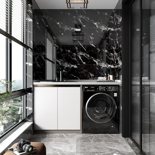 Haimin 3D Wall Panels Peel and Stick Marble Look Tile Backsplash, 20 Pack - Image 3