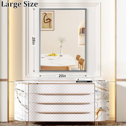 AAZZKANG Rectangle Metal Framed Mirrors 28"x20" - Image 2