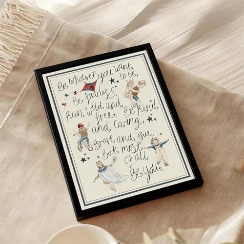 Watercolor Kids Poetry Wall Art Toddler Quotes Positive Affirmations Poster - Image 6