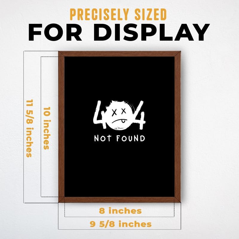 InkFlow Posters Not Found Canvas Poster - Image 3