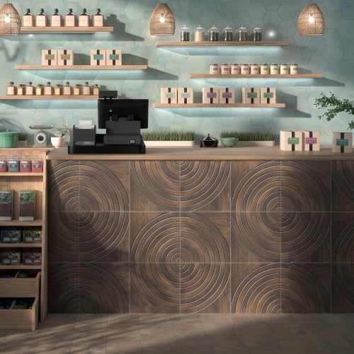 16-Pack Acoustic Wall Panels, 11.8" x 11.8" Peel and Stick PET Target-Look - Image 6
