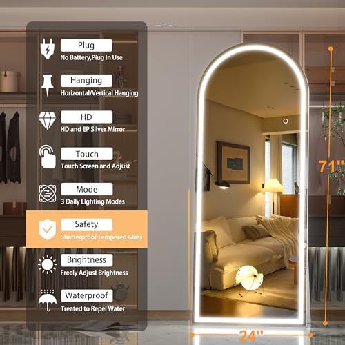 Hasipu 71" X 24" Full Length Mirror - Image 2