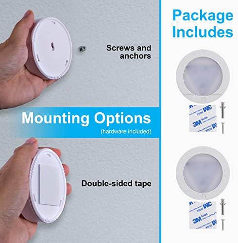 GE Battery Powered Puck Lights, Touch On/Off, 20 Lumens, 2 Pack - Image 5